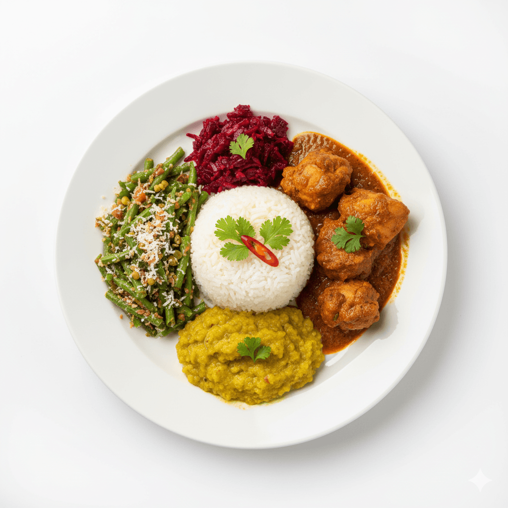 Chicken Rice and Curry